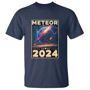 Perseid Meteor Shower 2024 Astronomy T Shirt TS09 Navy Print Your Wear