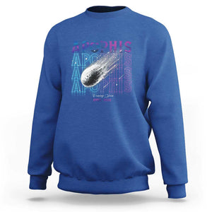 Astronomy Apophis Coming Soon April 2029 Sweatshirt TS09 Royal Blue Print Your Wear