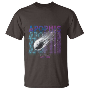 Astronomy Apophis Coming Soon April 2029 T Shirt TS09 Dark Chocolate Print Your Wear