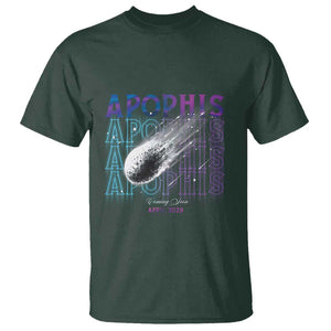 Astronomy Apophis Coming Soon April 2029 T Shirt TS09 Dark Forest Green Print Your Wear