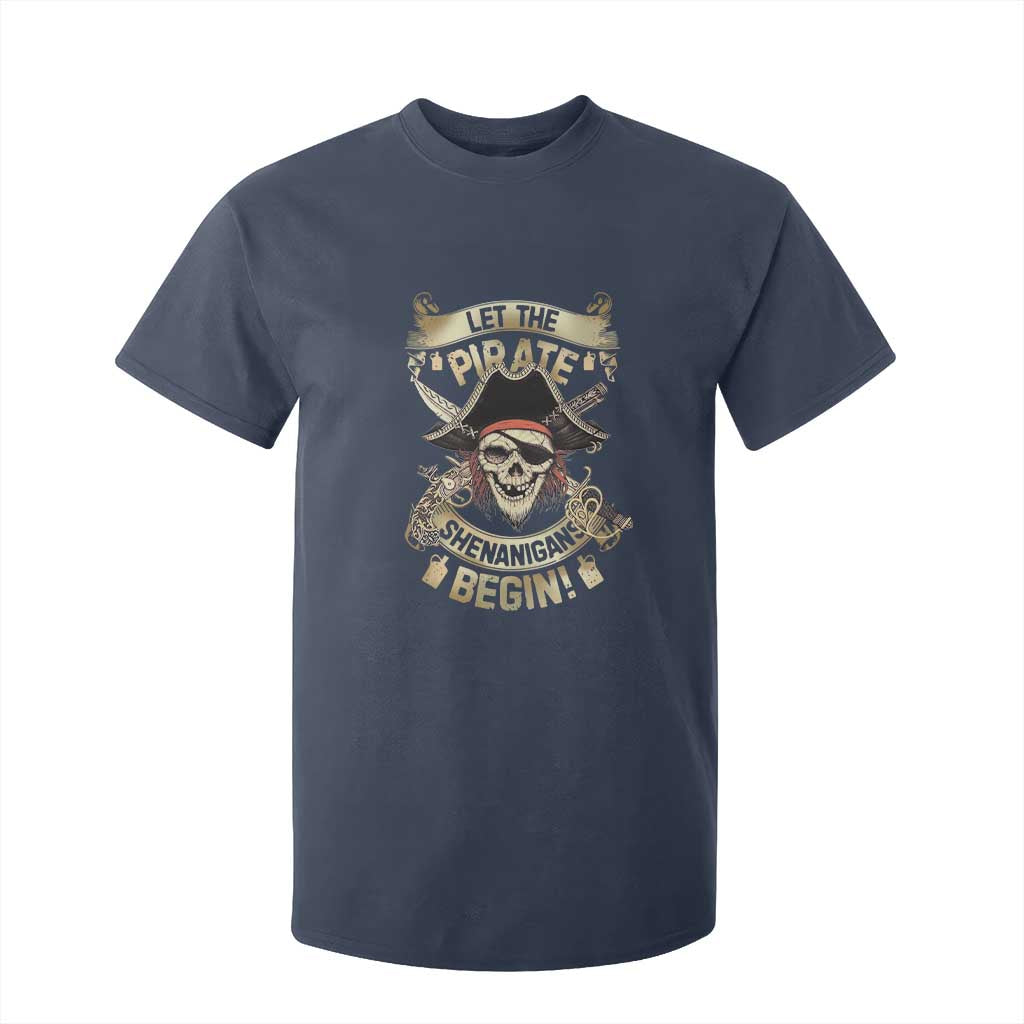 Pirate T Shirt For Kid Let The Pirate Shenanigans Begin TS09 Navy Print Your Wear