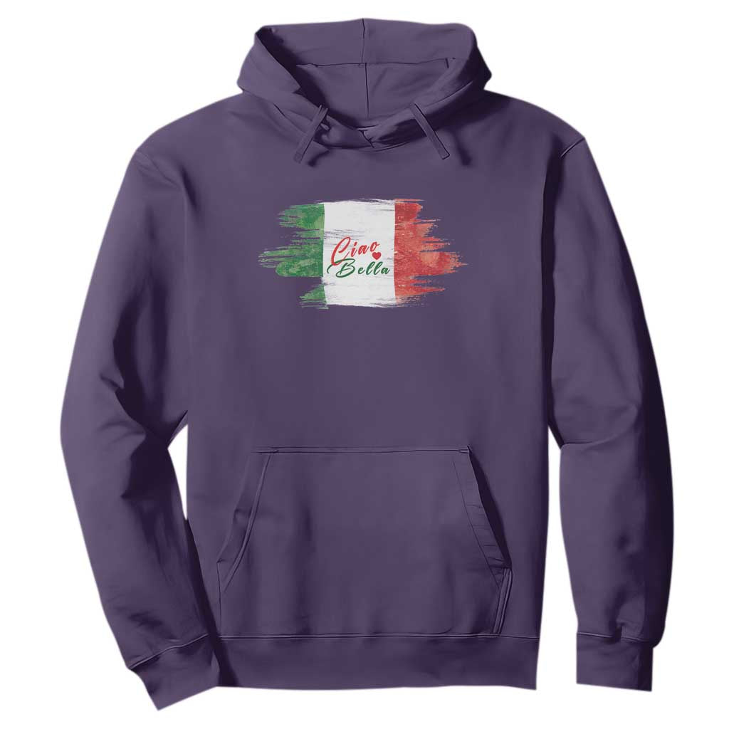Italy Italian Ciao Bella Hoodie TS09 Purple Print Your Wear