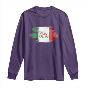 Italy Italian Ciao Bella Long Sleeve Shirt TS09 Purple Print Your Wear