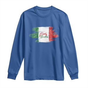 Italy Italian Ciao Bella Long Sleeve Shirt TS09 Royal Blue Print Your Wear