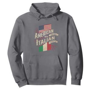 American Grown Italian Roots Patriot Hoodie TS09 Charcoal Print Your Wear