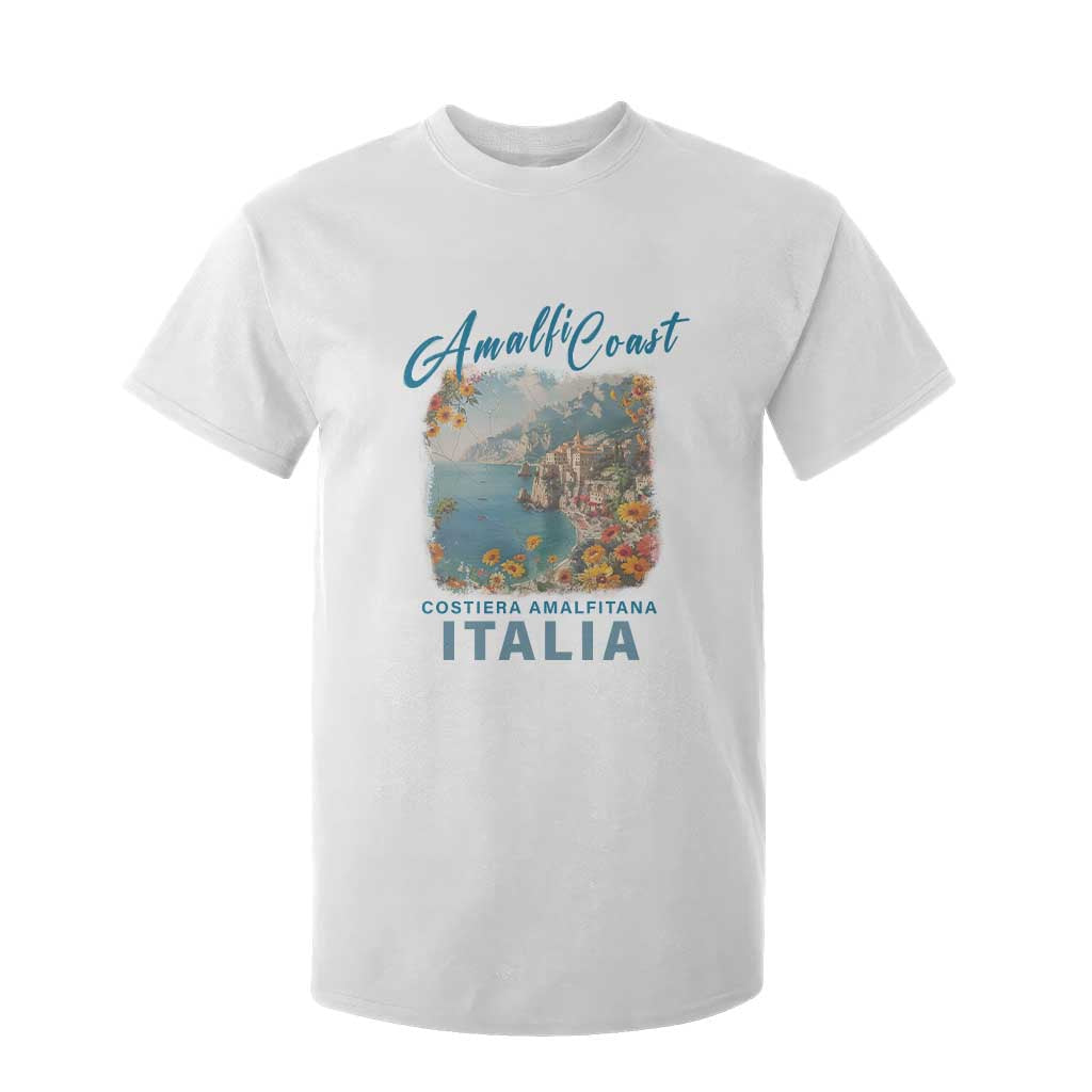 Italy Trip T Shirt For Kid Amalfi Coast Beautiful Beach TS09 White Print Your Wear