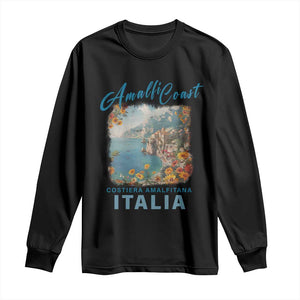 Italy Trip Long Sleeve Shirt Amalfi Coast Beautiful Beach TS09 Black Print Your Wear