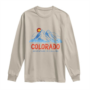 Colorado Long Sleeve Shirt Adventure Is Calling Nature Lover Outdoor Activities TS09 Sand Print Your Wear