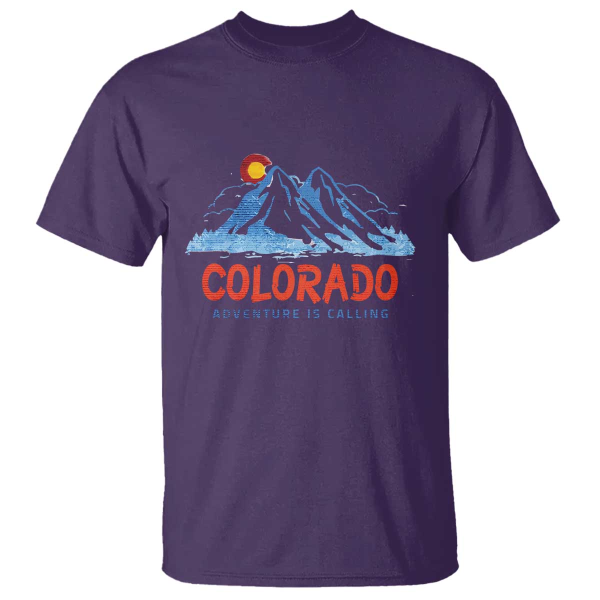 Colorado T Shirt Adventure Is Calling Nature Lover Outdoor Activities TS09 Purple Print Your Wear