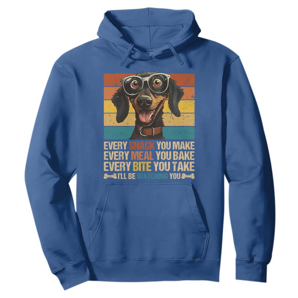 Funny Dog Lover Hoodie I'll Be Watching You TS09 Royal Blue Print Your Wear