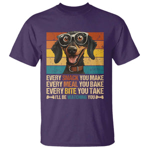 Funny Dog Lover T Shirt I'll Be Watching You TS09 Purple Print Your Wear