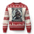 Alpha Wolf Ugly Christmas Sweater Hide Your Wife The Alpha's Here TS09 Red Print Your Wear