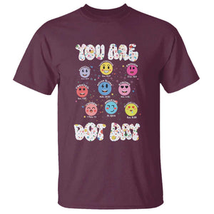 Christian Hippie Face You Are Dot Day T Shirt TS09 Maroon Print Your Wear