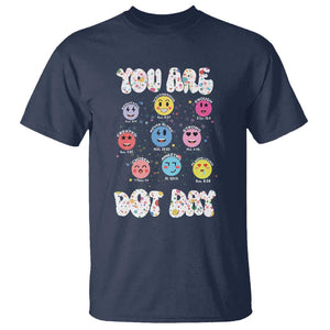 Christian Hippie Face You Are Dot Day T Shirt TS09 Navy Print Your Wear