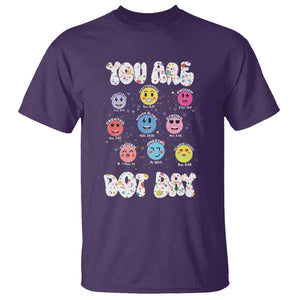 Christian Hippie Face You Are Dot Day T Shirt TS09 Purple Print Your Wear