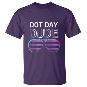 Dot Day Dude T Shirt Cool Dot Sunglass TS09 Purple Print Your Wear