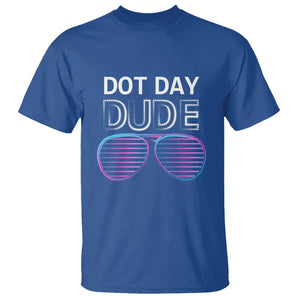 Dot Day Dude T Shirt Cool Dot Sunglass TS09 Royal Blue Print Your Wear