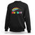 Rainbow Happy Dot Day Sweatshirt TS09 Black Print Your Wear