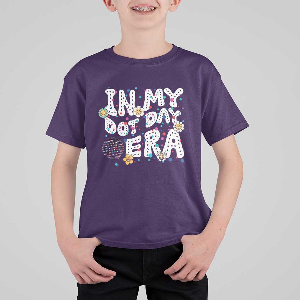 Groovy In My Dot Day Era T Shirt For Kid TS09 Purple Print Your Wear
