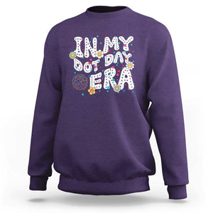 Groovy In My Dot Day Era Sweatshirt TS09 Purple Print Your Wear