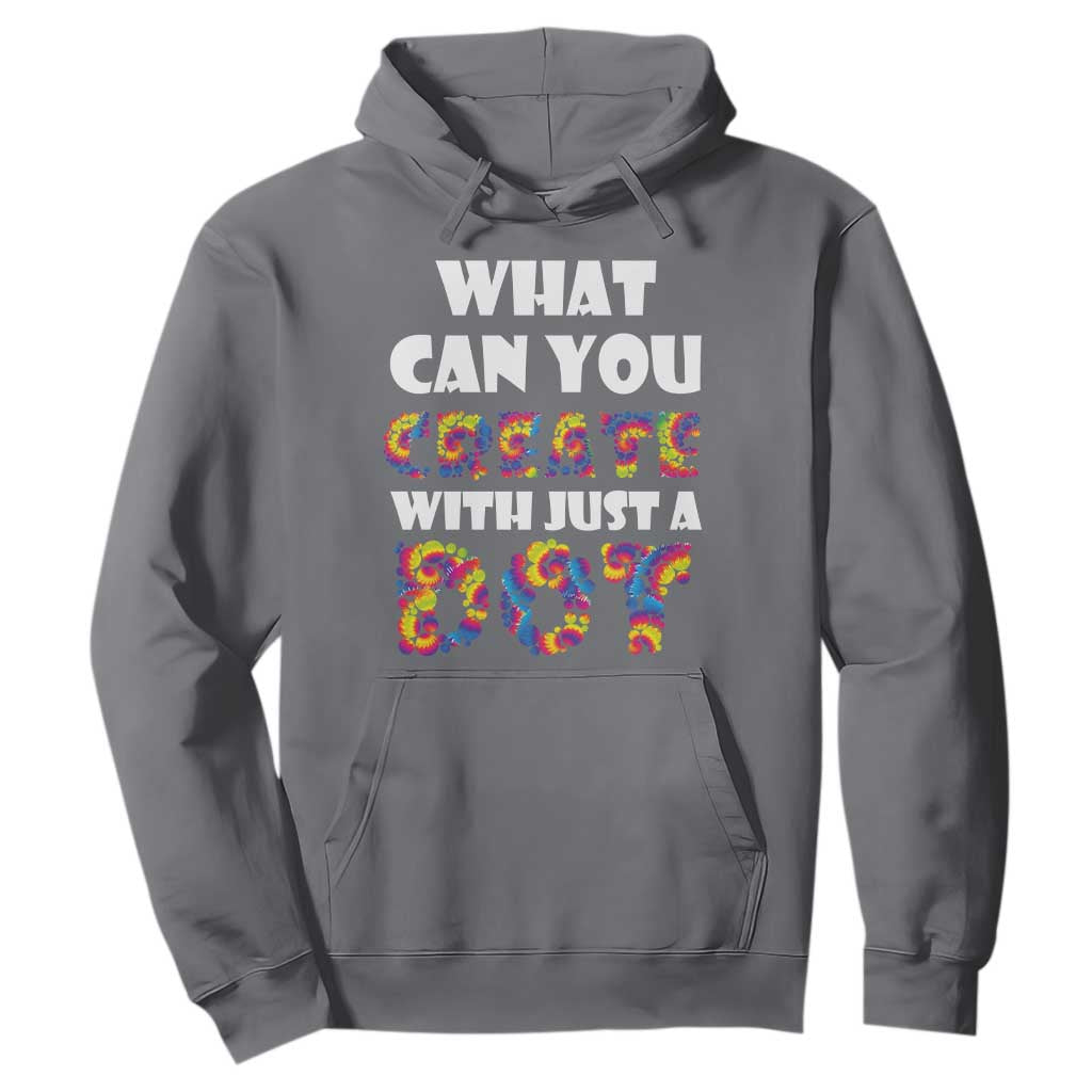 Happy Dot Day Hoodie What Can You Create With Just A Dot TS09 Charcoal Print Your Wear
