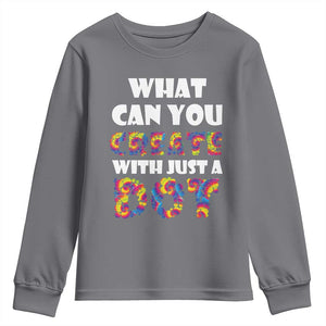 Happy Dot Day Youth Sweatshirt What Can You Create With Just A Dot TS09 Charcoal Print Your Wear