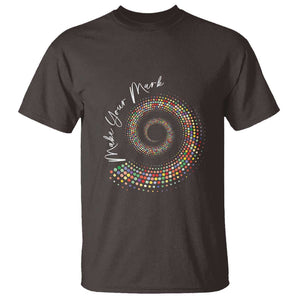 Dot Day T Shirt Make Your Mark Colorful Polka Dot TS09 Dark Chocolate Print Your Wear