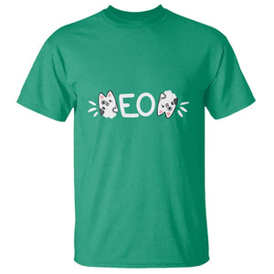 Cat Lover T Shirt Just Meow Meoow All Day TS09 Irish Green Print Your Wear