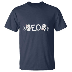 Cat Lover T Shirt Just Meow Meoow All Day TS09 Navy Print Your Wear