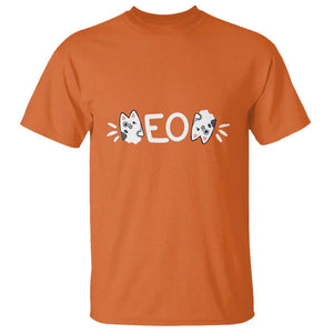 Cat Lover T Shirt Just Meow Meoow All Day TS09 Orange Print Your Wear