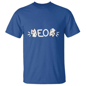 Cat Lover T Shirt Just Meow Meoow All Day TS09 Royal Blue Print Your Wear