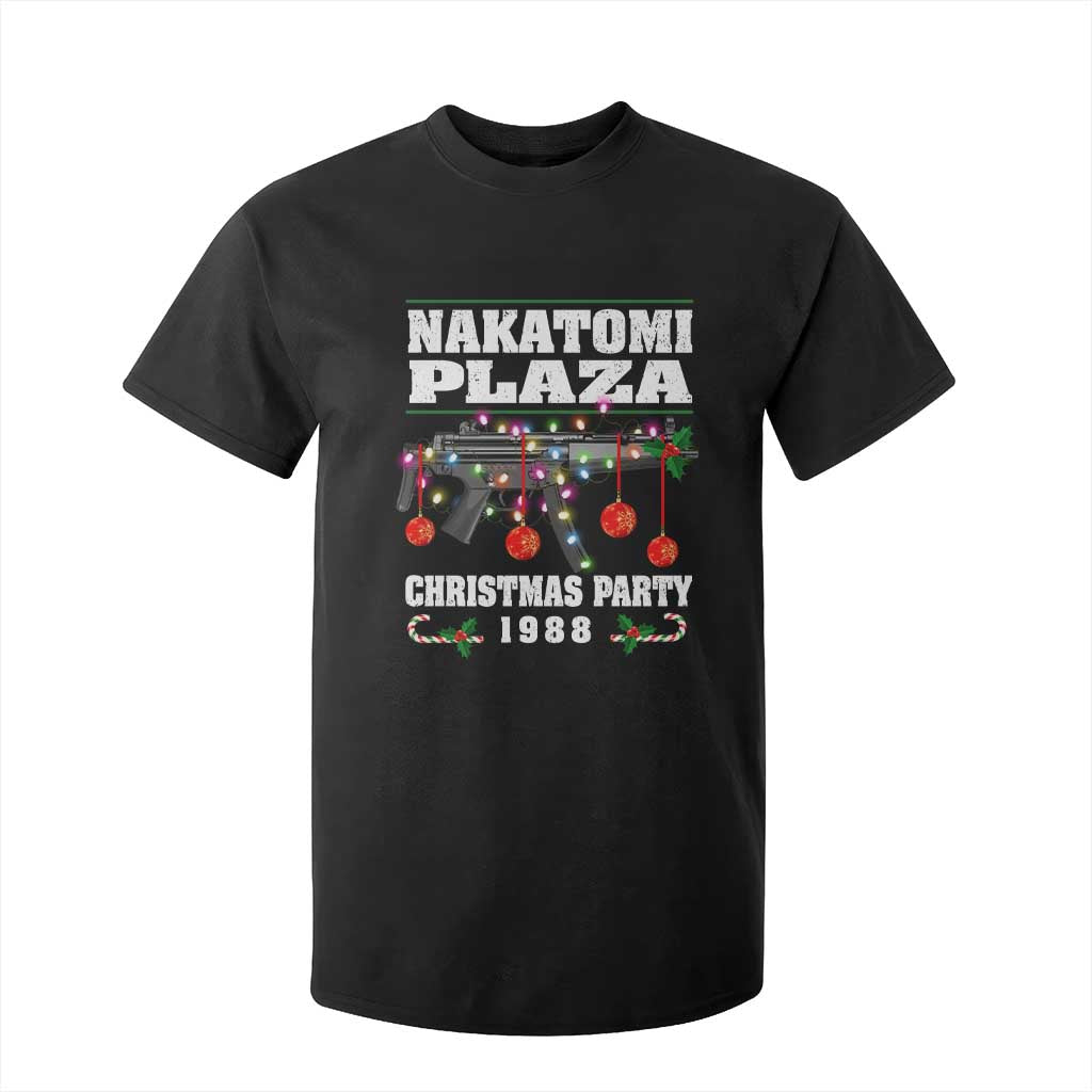 Christmas Nakatomi Plaza 1988 T Shirt For Kid Christmas Lights Machine Gun TS09 Black Print Your Wear