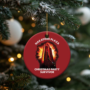 Nakatomi Plaza Christmas Party Survivor Christmas Ornament TS09 Print Your Wear