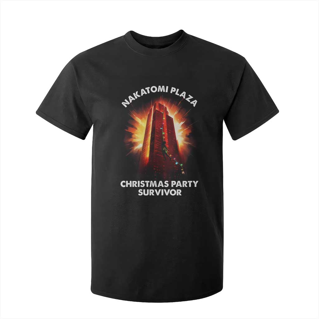 Nakatomi Plaza Christmas Party Survivor T Shirt For Kid TS09 Black Print Your Wear