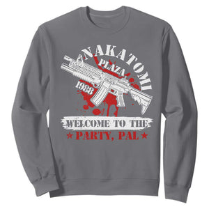 Christmas Nakatomi Plaza 1988 Sweatshirt Welcome To The Party Pal TS09 Charcoal Print Your Wear