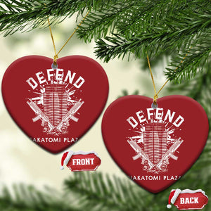 Funny Christmas Defend Nakatomi Plaza Christmas Ornament TS09 Heart Red Print Your Wear