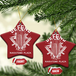 Funny Christmas Defend Nakatomi Plaza Christmas Ornament TS09 Star Red Print Your Wear