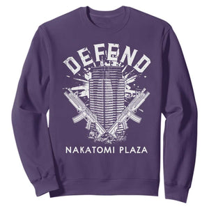 Defend Nakatomi Plaza Funny Christmas Sweatshirt TS09 Purple Print Your Wear