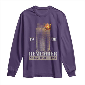 Remember Nakatomi Plaza 1988 Long Sleeve Shirt TS09 Purple Print Your Wear