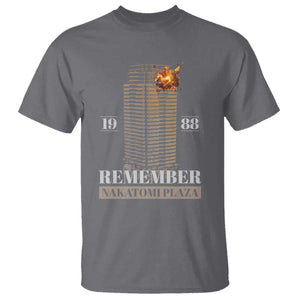 Remember Nakatomi Plaza 1988 T Shirt TS09 Charcoal Print Your Wear