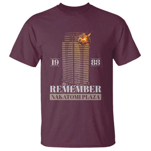 Remember Nakatomi Plaza 1988 T Shirt TS09 Maroon Print Your Wear