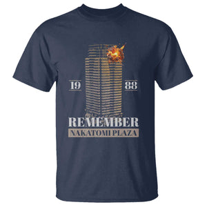 Remember Nakatomi Plaza 1988 T Shirt TS09 Navy Print Your Wear