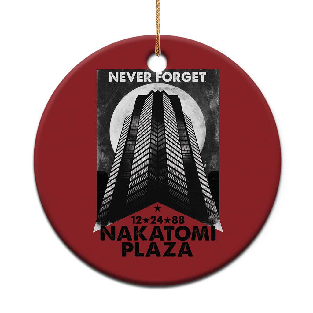 Never Forget Nakatomi Plaza 1988 Christmas Ornament TS09 Print Your Wear