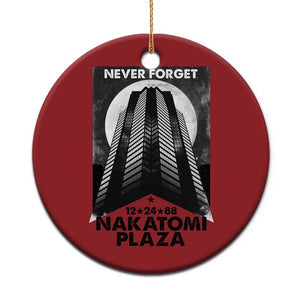 Never Forget Nakatomi Plaza 1988 Christmas Ornament TS09 Print Your Wear