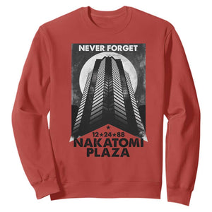 Never Forget Nakatomi Plaza 1988 Sweatshirt TS09 Red Print Your Wear