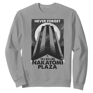 Never Forget Nakatomi Plaza 1988 Sweatshirt TS09 Sport Gray Print Your Wear