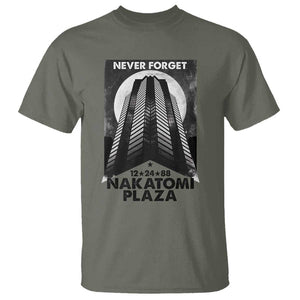 Never Forget Nakatomi Plaza 1988 T Shirt TS09 Military Green Print Your Wear