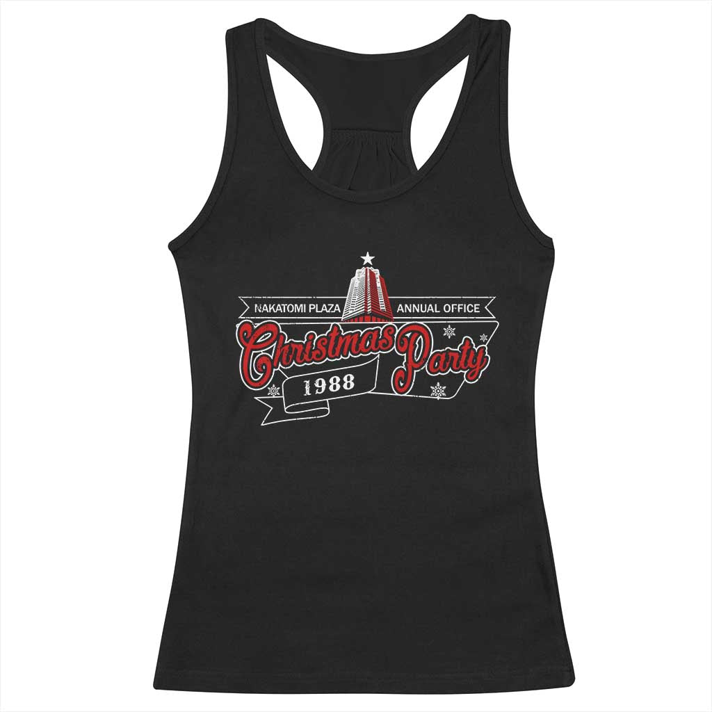 Nakatomi Plaza Christmas Party 1988 Racerback Tank Top TS09 Black Print Your Wear
