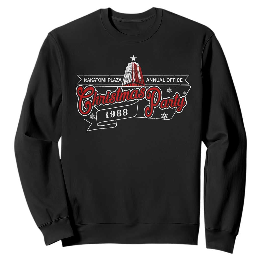 Nakatomi Plaza Christmas Party 1988 Sweatshirt TS09 Black Print Your Wear