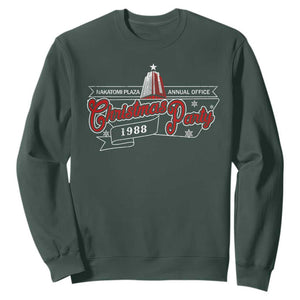 Nakatomi Plaza Christmas Party 1988 Sweatshirt TS09 Dark Forest Green Print Your Wear